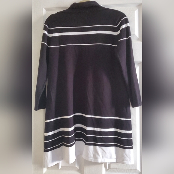 Joan Vass Studio Long Open Cardigan size S - Picture 4 of 5